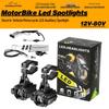 Kit Spotlight LED Dual-Color pentru Lane-Splitting Motociclete pentru Vehicule Electrice 12~100V
