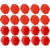 20x Red Car Wheel Nut Lug Dust Cover Cap Protector Tyre Bolt Hub Screw Cap