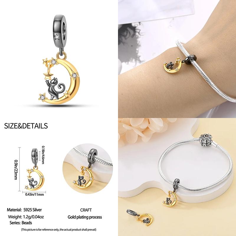 New In Copper Cute Pet Animal Shapes Charm Beads Fits Pandach Original Charms Bracelet For Women Pendant Bead Jewelry