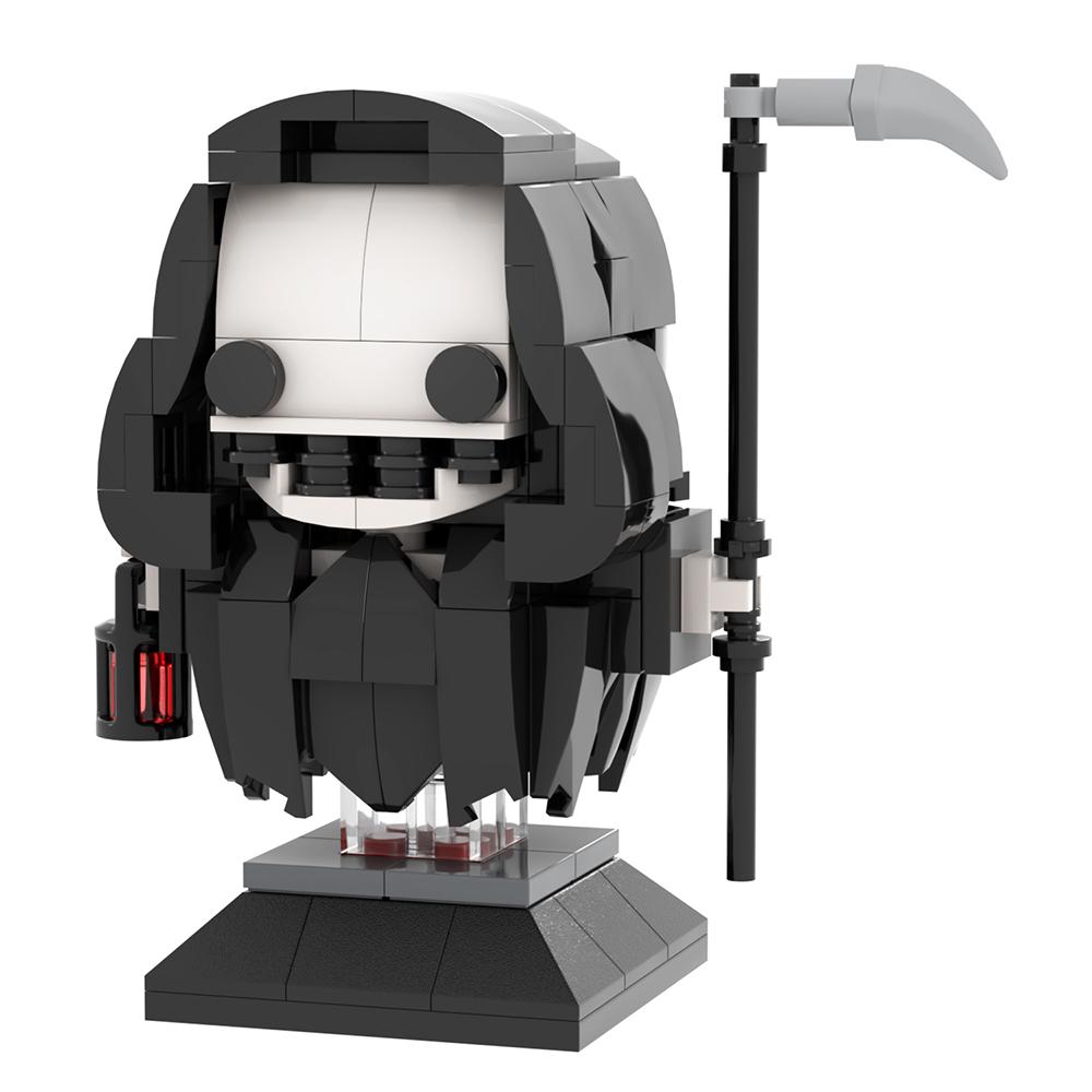 Skräckfilmsfigur Modell Byggklossar Set Halloweenfestival Serie Spöknatt Brickheadz Leksaker för Barn Vuxna Jul