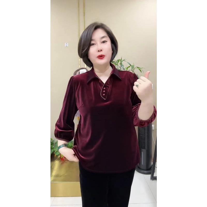 Western-style Middle-aged and Elderly Mother's Clothing Plus Weight and Enlargement Spring and Autumn New