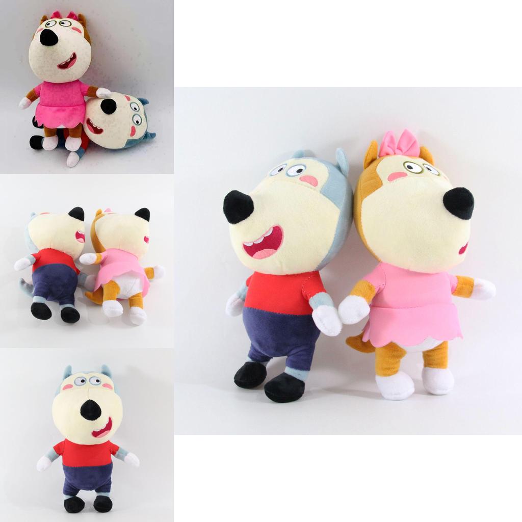 Adorable 25cm Wolfoo Lucy Plush Toy Soft And Cuddly Stuffed Cartoon Doll