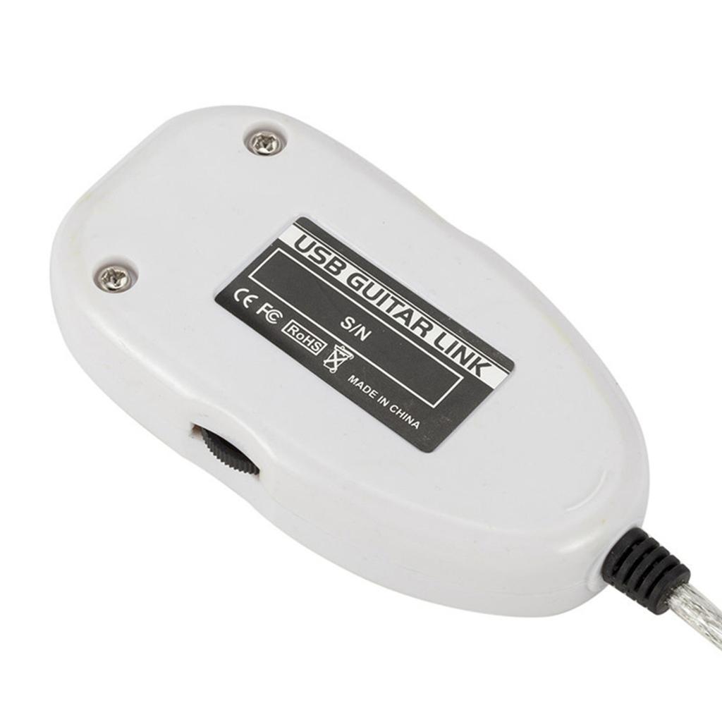 Guitar to USB Interface Link Cable Adapter   Connector Recorder for PCCelsiusComputer