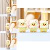 Cute Cartoon Bread Head Cover Little Yellow Duck Plush Doll Pendant For Girls Gift And Bag Decor