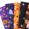 Halloween Cotton Fabrics Kit Crafting Quilting Handcrafted Soft Pumpkin Printed