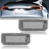 LED License Plate Light Lamp Tag Lights Assembly Compatible With Tesla Model 3, Model Y, 6500K Xenon White, Pack of 2