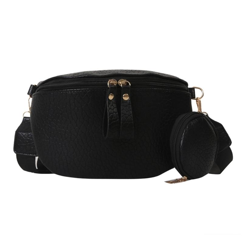 

Сумка через плечо для девочек с мини-кошельком, женская повседневная поясная сумка из искусственной кожи, маленькая для повседневных вещей