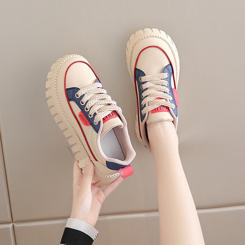 Board Shoes New Autumn Pregnant Women Muffin Platform Shoes Size Increase Casual Sports Shoes