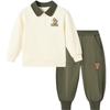 YEEHOO Boys' Sporty Casual Sweatshirt & Sweatpants Set