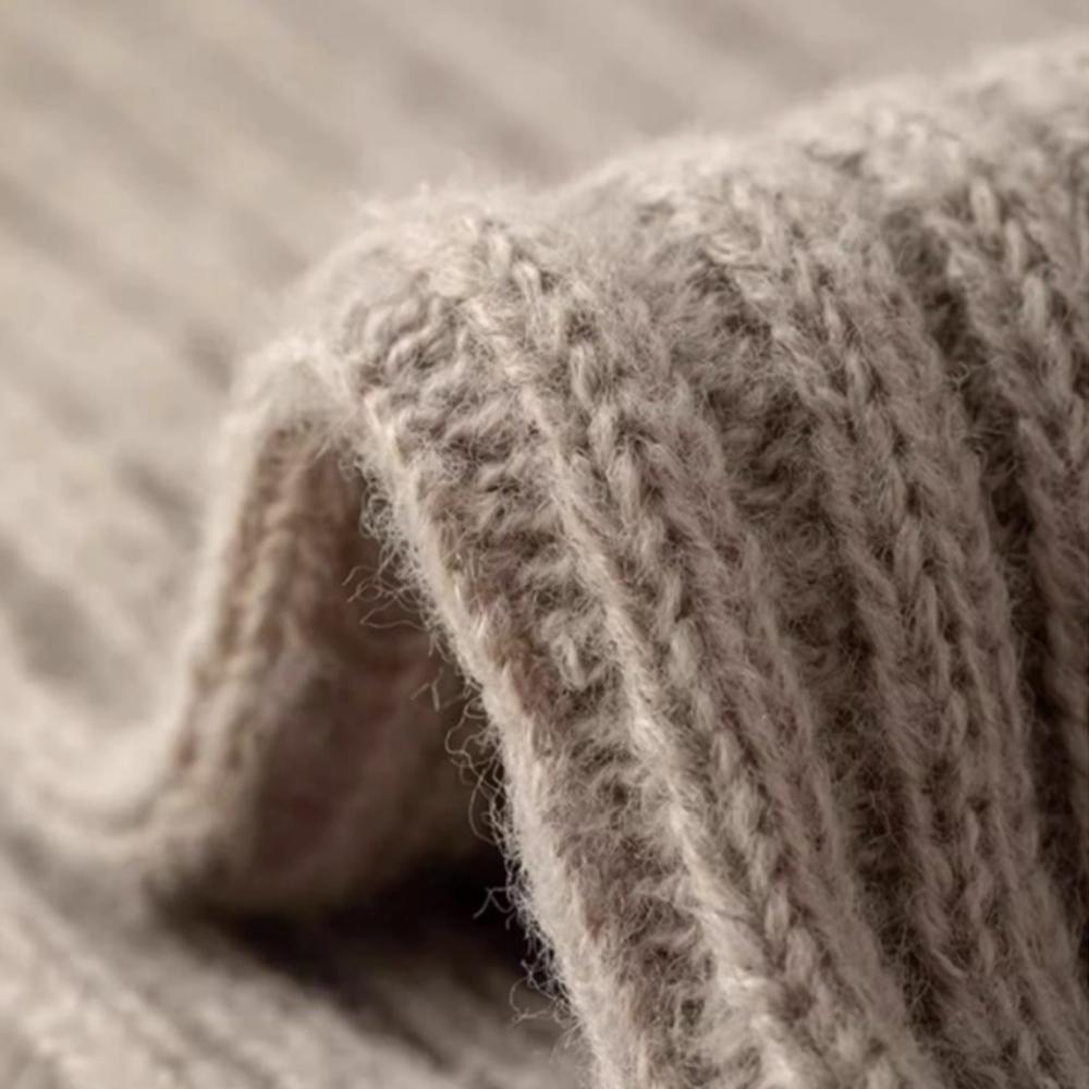 Winter Knit Leg Warmers – Thick Ribbed Design,6COLOR From Korea