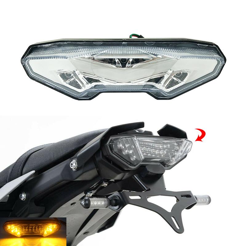 

Для Yamaha MT09 FJ09 FZ09 Tracer 900 MT FZ 09 указатель поворота мотоцикла встроенный задний фонарь светодиодный стоп-сигнал задний стоп