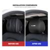 ABCDGC1 Car Seat Headrest Anti-Dirty Elastic Pillow Protective Cover For KIA K5 K2 Optima Soul Spectra Niro Cadenza Sephia Carens