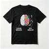 Your Brain My Brain Autism Awareness TShirt ADHD Health Autistic Supporter T Shirt Casual Fashion Loose   Clothing