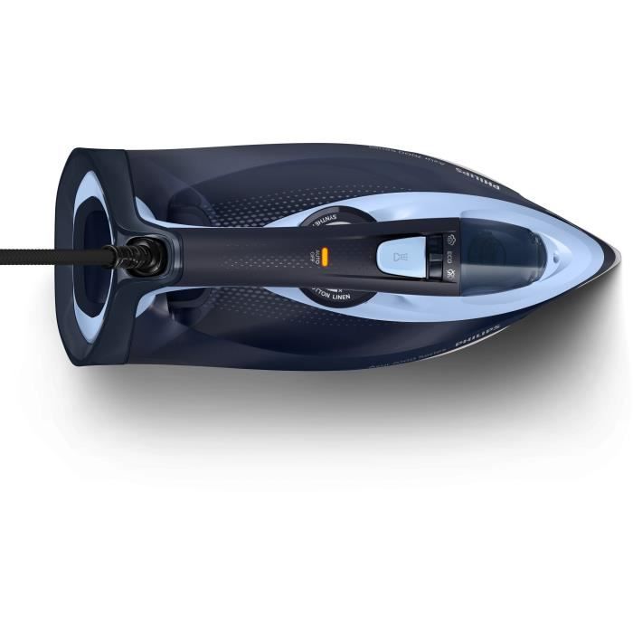 Steam Iron - PHILIPS - DST7041/20 - With Steam and Quick Calc System - 50g/min Continuous Steam - 2800W - Blue