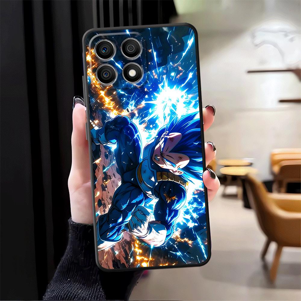 Dragon Ball Goku Anime Case for Honor X6 200 400 Lite Magic5Lite X8 X7 X5b 70 X9a 8X 90 Black Soft Phone Cover