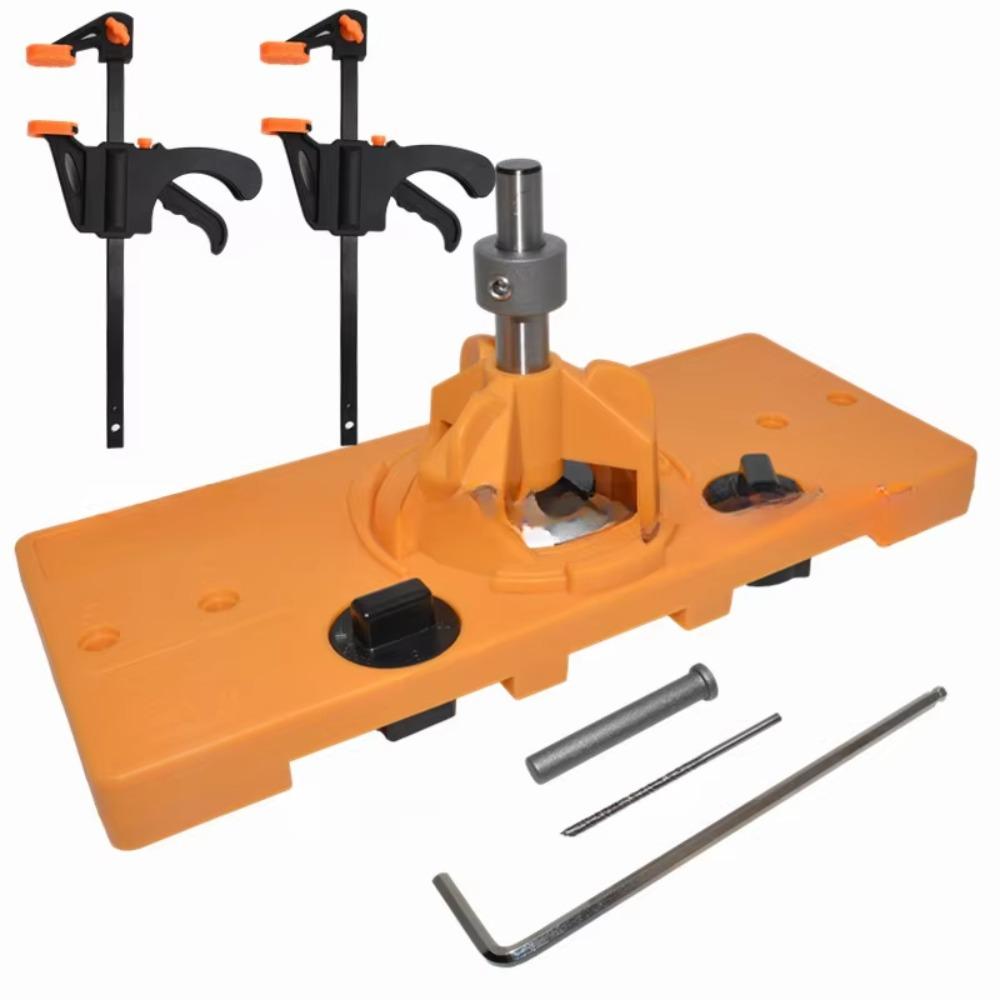 Cup Style Boring Guide Drilling Hinge Jig Efficient Hinge Hole Tool Kit  Cabinet Door Installation