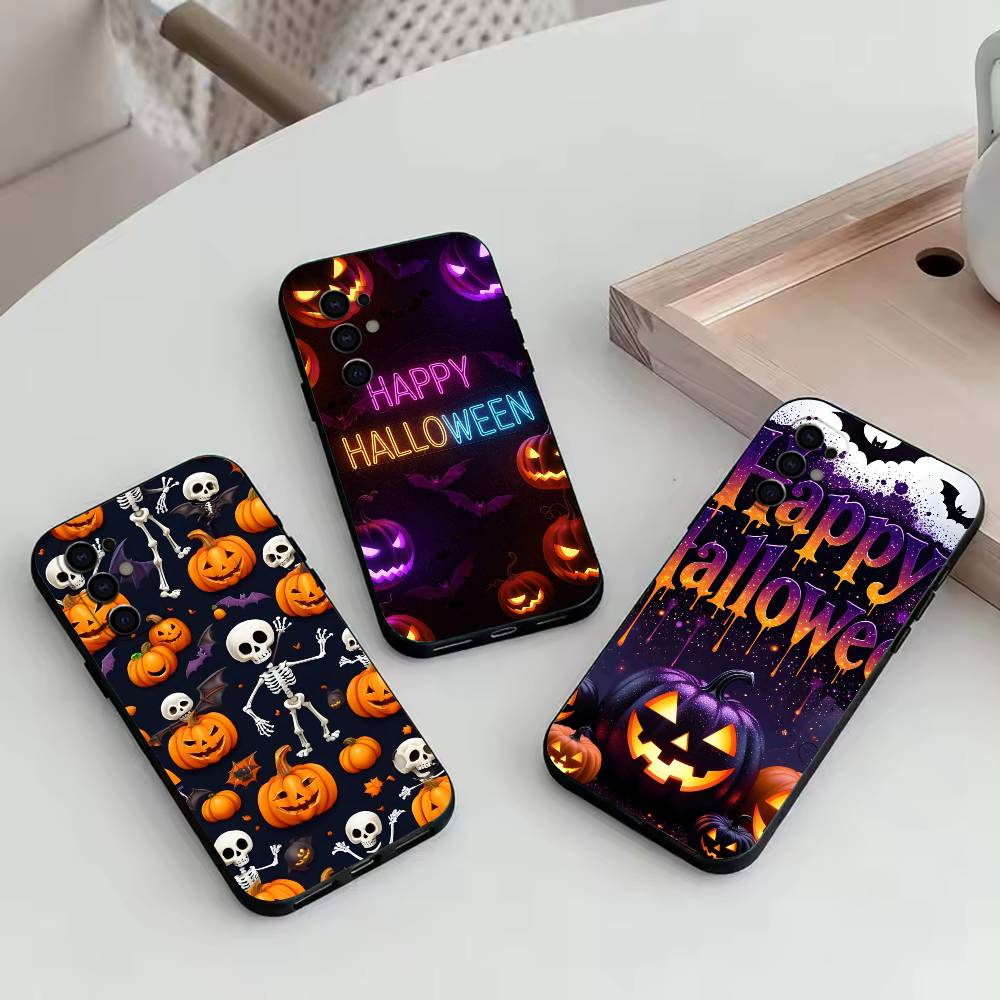 Halloween-HH Phone Case For Samsung S25,S24,S21,S22,S23,S30,Ultra,S20,Plus,Fe,Lite,Note,10,Black Cover
