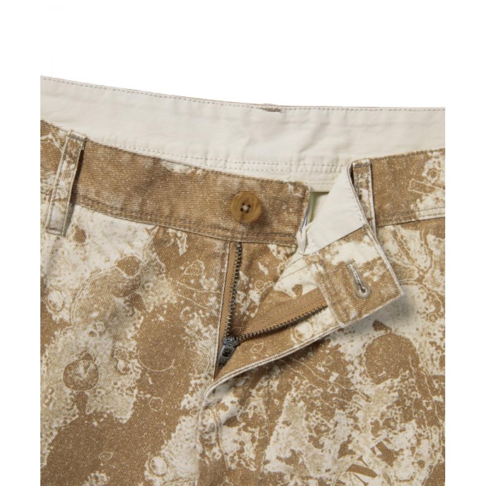 Thisisneverthat Pantalon Chino Décoloré Marron