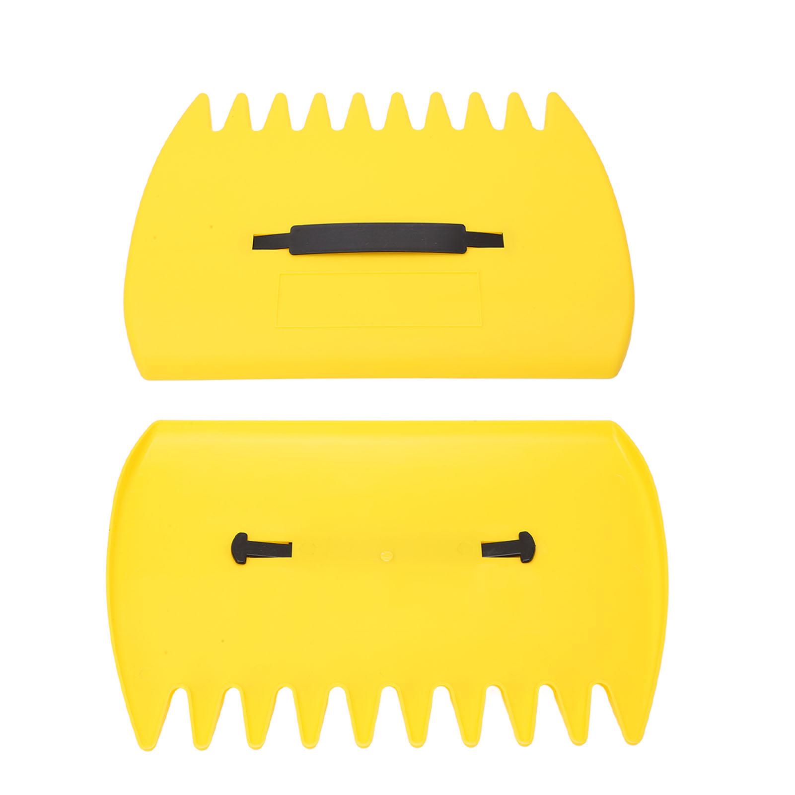 

2 шт. Зубчатые захваты для опавших листьев, ручные грабли-когти для сбора мертвых веток на открытом воздухе