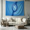 SSC Napoli Wall Tapestry Aesthetic Wall Hanging Printed Fabric Blanket Decorative Tapestries for Bedroom Living Room Home Decor