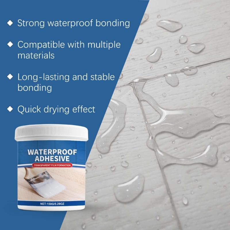 Large Capacity 150g Invisible Waterproof Sealant for Roofs and Wall Clear Coating Agent for Leak Prevention Designs