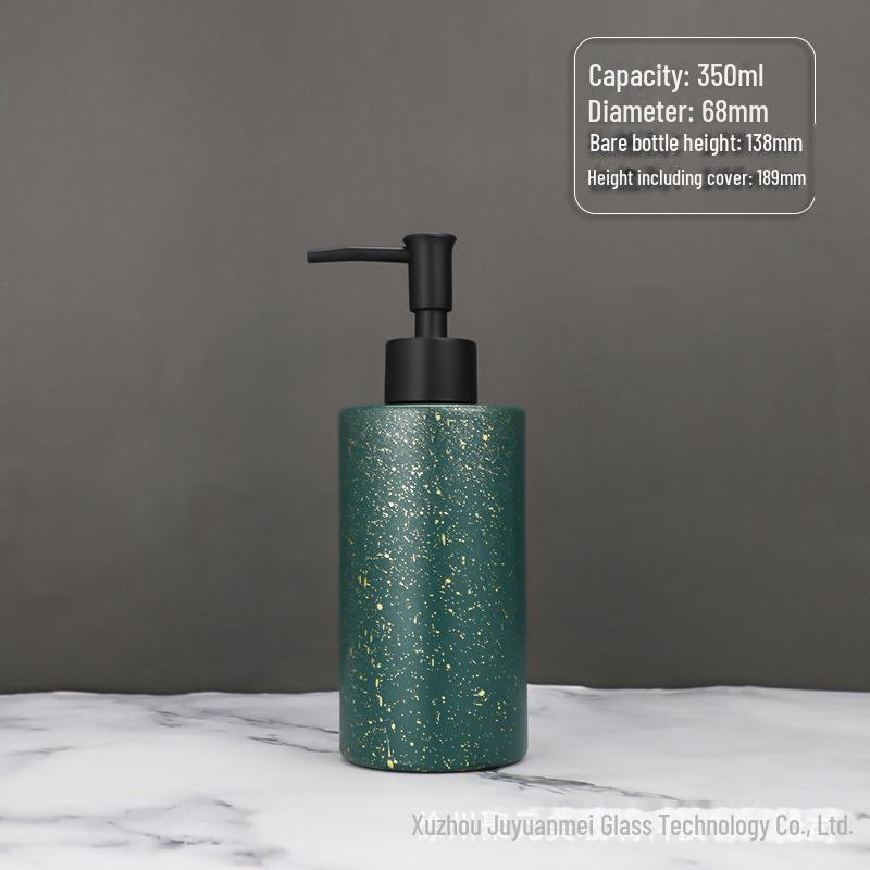 Nordic Style Glass Lotion & Soap Bottle for Home, Hand Sanitizer, and Hotel Shower Gel