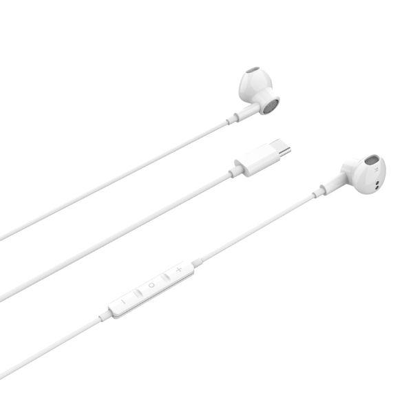 Beline In-Ear Headphones Usb-Csk194 White/White