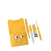 Cartoon Nail Clipper Set: Cute, Portable Grooming Kit with Cuticle Pusher, Tweezers, and Ear Pick for Men & Women.
