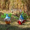 Latest Product Dwarf Goblin Good Flower Pot Home Use Outdoor Courtyard Decoration Dwarf Old Man Resin Crafts Durable