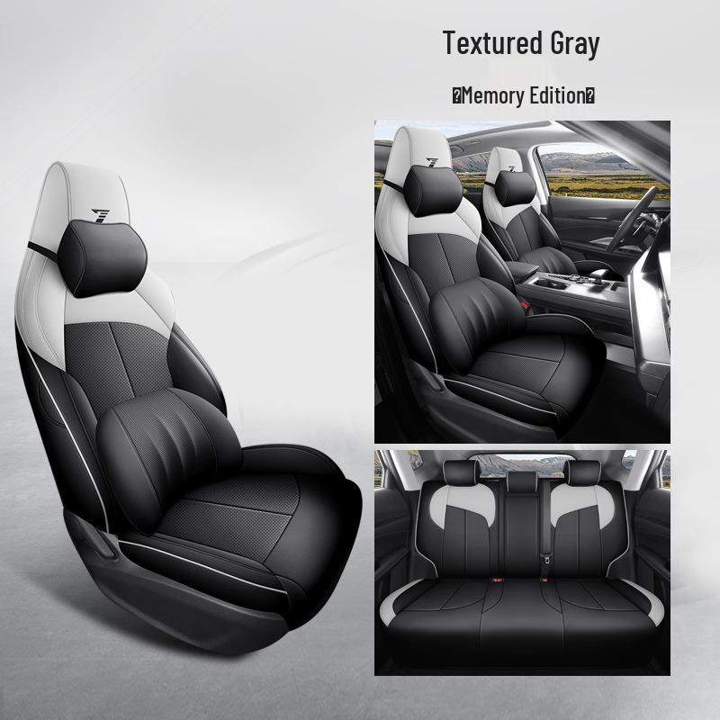 Oshan Z6 Universal Full Leather Car Seat Cushion, All-Season Model