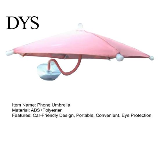 Foldable UV Phone Screen Protector Mobile Sunshade Umbrella Portable Anti-UV Sun Shield Compact Shade Cover with Magnetic Adsorption Design
