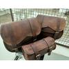 Bags Combo Motorcycle Leather Panniers Saddle Luggage Pouch Side Bag Saddlebags