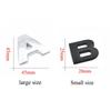 3D Metal DIY Letters Alphabet Numbers Emblem Decal Digital Badge Car Styling Rear Trunk Logo Sticker Accessories Motorcycle