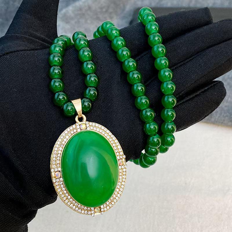 Elegancki fioletowy luksusowy naszyjnik swetrowy inspirowany stylem Qi Wschodu – wszechstronny długi dodatek w stylu chińskim