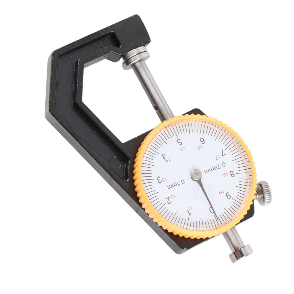 Thickness Gauge Tester Dial Flat Head Vegetable Tanned Leather DIY Measuring Tool0-20mm