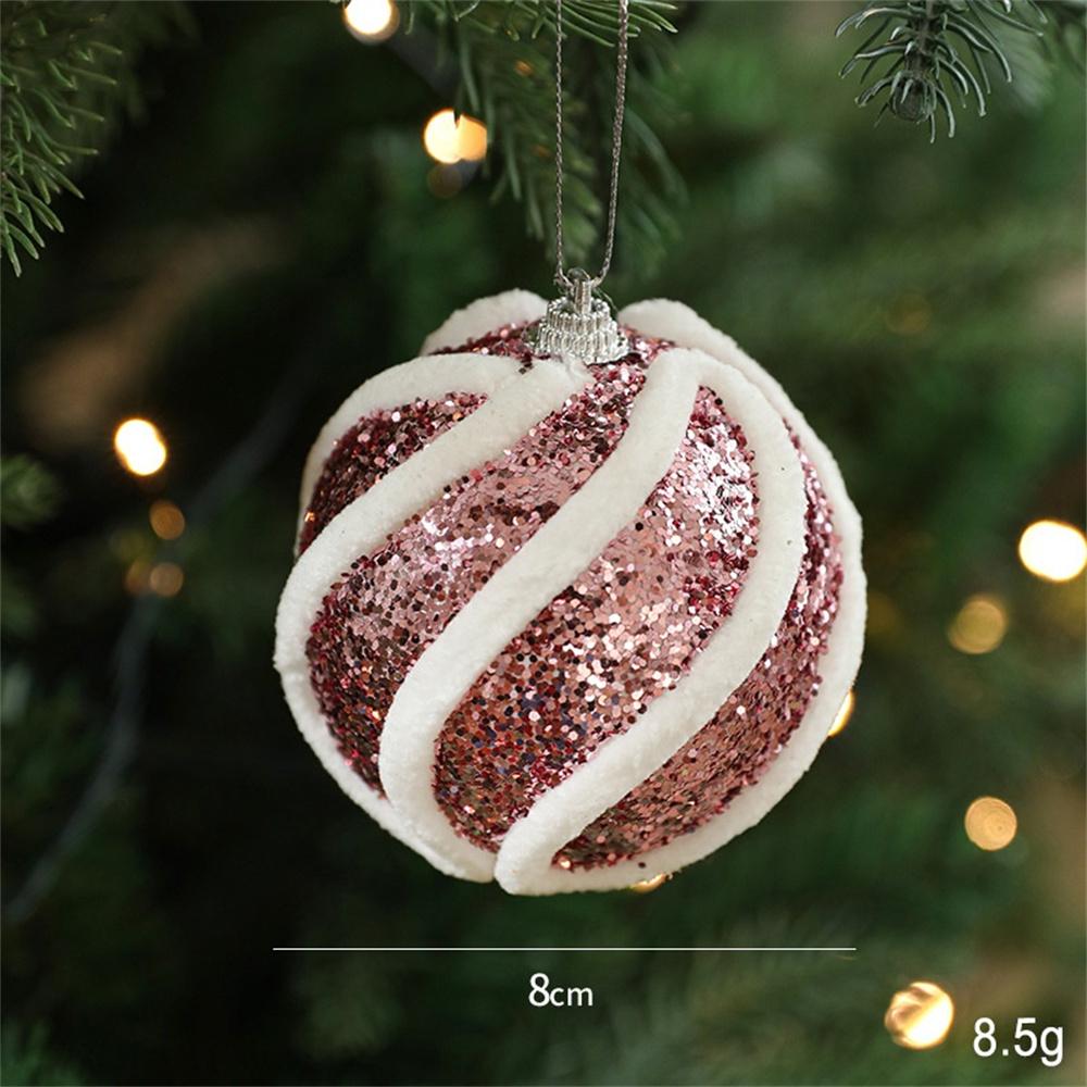 

Tree Ornaments Foam Christmas Balls Foam Balls 8cm Hanging Decorations For Home Party Supplies Christmas L рожевий
