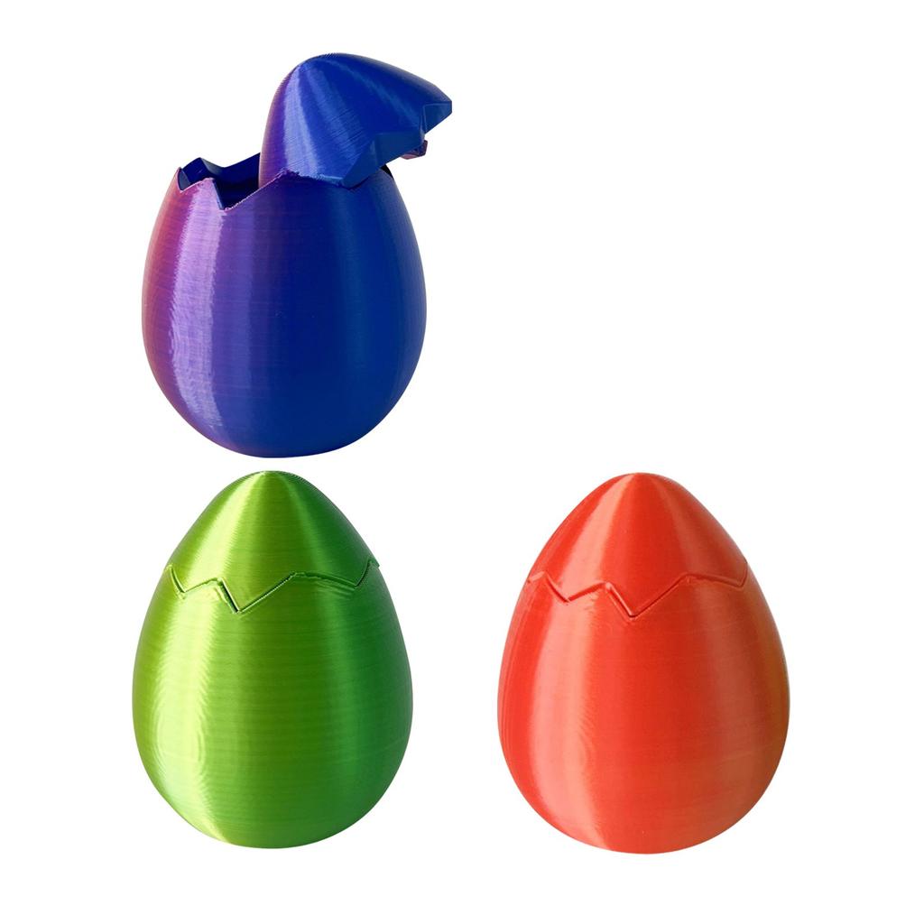 3D Printed Surprise Gift Egg That Can Hold Candy And Jewelry Easter Surprise Gift