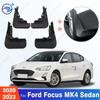 4Pcs Durable ABS Mud Flaps For Ford Focus MK4 Sedan Splash Guards Mudguards Fender Car Accessories