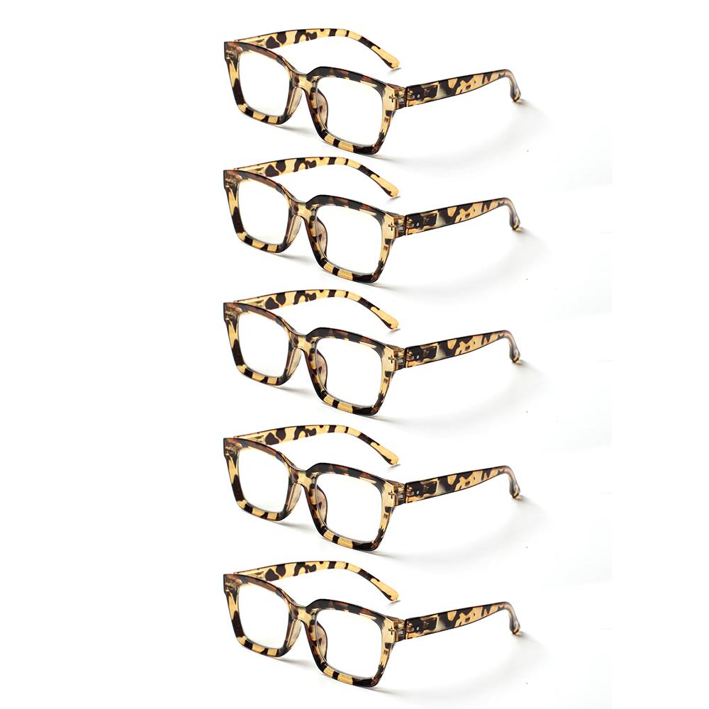 Turezing Reading Glasses for Men Women Fashion HD Lens Spring Hinge Presbyopic Eyeglasses Lightweight Comfortable