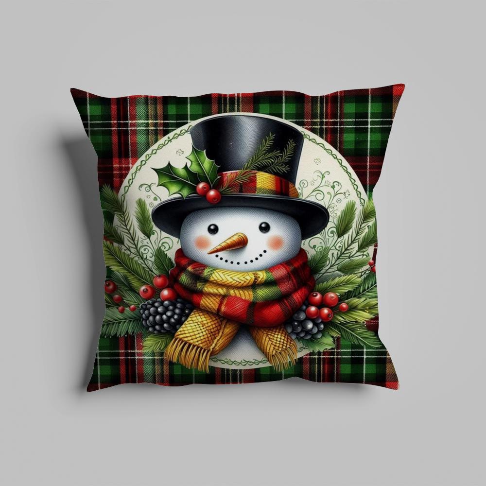 Kissenbezug luxuriös Heimbüro, Sofa dekorativ Mehrgrößen Autositzkissen, Kissenbezüge Weihnachtsmann Weihnachten Retro