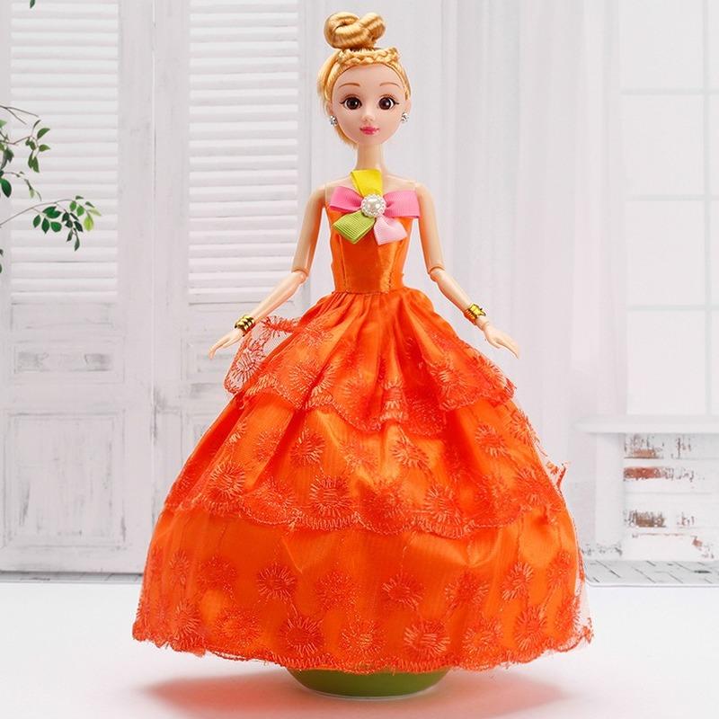 30CM Mini Puppe Sammlung Kleidung Mädchen Spielzeug 3D Große Augen BJD Prinzessin Volle Outfits Kleider Sammlung Kinder Puppe geschenk