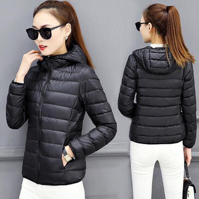 Nuova giacca imbottita in piumino da donna versione corta giacca imbottita piccola sottile Cappotto invernale imbottito da donna leggero