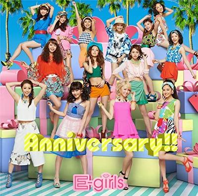CD E-GIRLS - Anniversary!! Japan ObiJapanese Pop Star Used