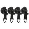 4 Stück Auto-Zelt-Saugnapf Starke Adsorptionskapazität Tragbar Mehrzweck Robustes Saugnapf für Outdoor-Reisen