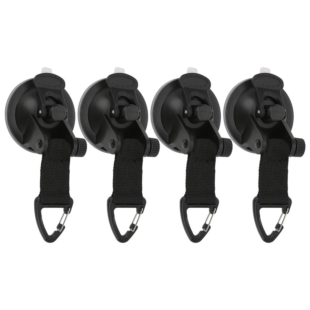 4 Stück Auto-Zelt-Saugnapf Starke Adsorptionskapazität Tragbar Mehrzweck Robustes Saugnapf für Outdoor-Reisen