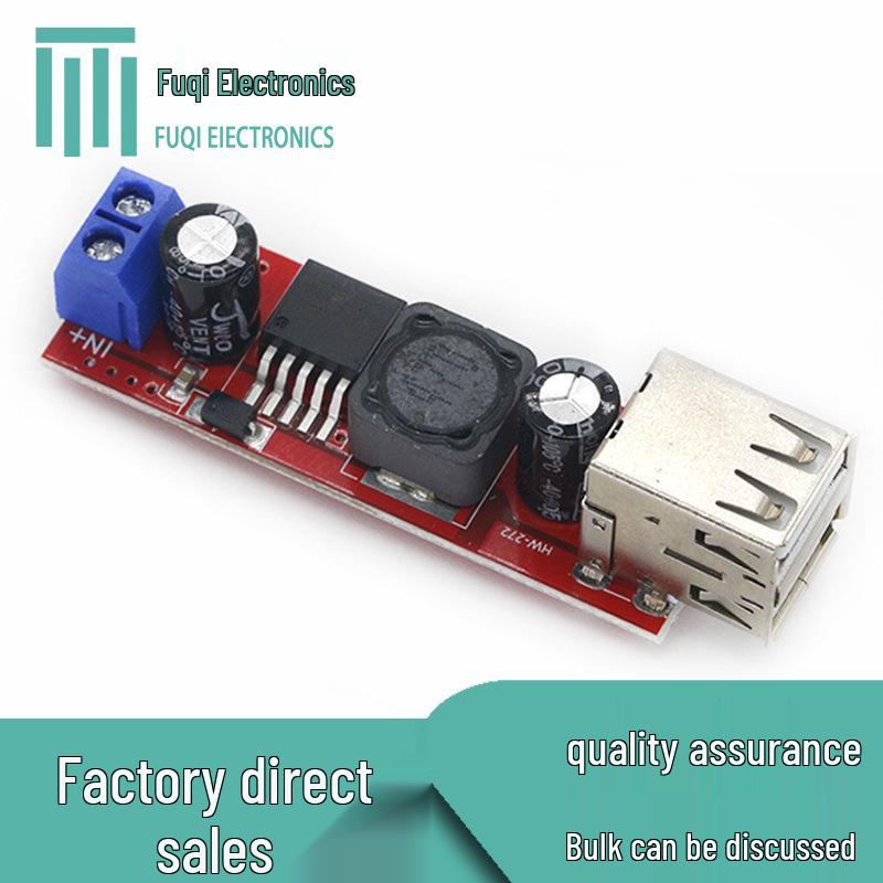 

Dual USB 9V-36V to 5V DC 3A Step-Down Converter for Car Charging
