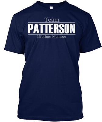 Team Patterson T-Shirt Made In the USA Size S To 5XL