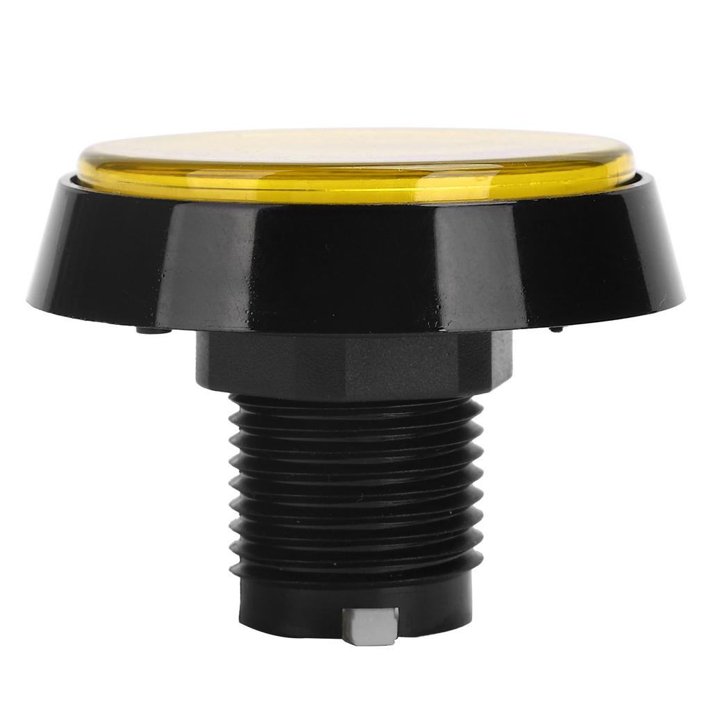 60mm Big Round Flat Button with LED Light 3‑Foot Switch for Crane Machine Game Console