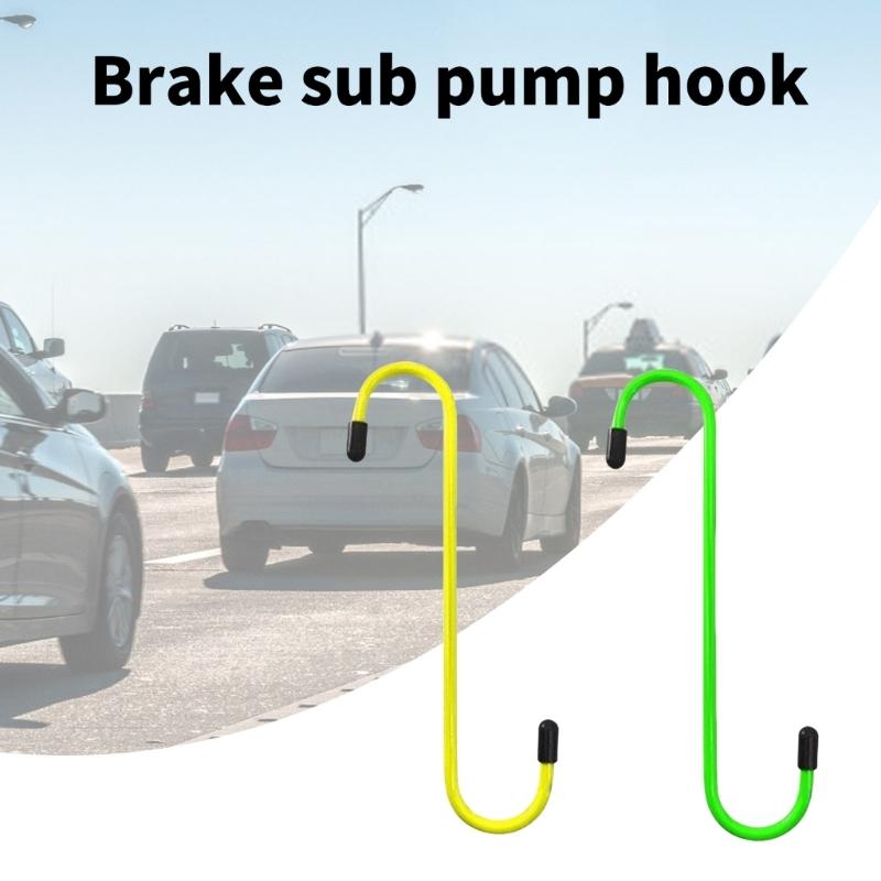 Uprgades Metal Brake Caliper Hangers with Rubber Tips Automotive Suspension Tool Car Brake Caliper Hooks for repair man