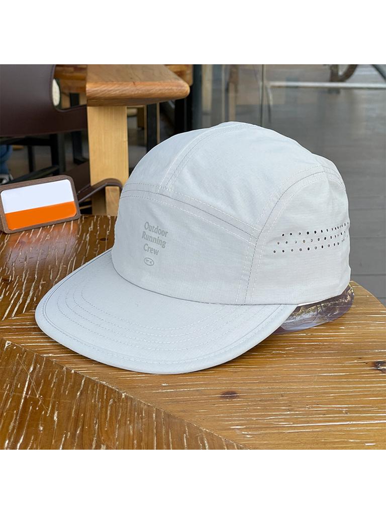 American Retro Color-blocked Quick-drying Hat Unisex Summer Lightweight and Breathable Peaked Cap Outdoor Sunshade Baseball Caps